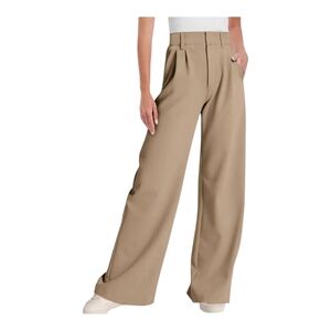 Elleven. Wide-Leg Tan Dress Pants. Size XXL (SHORT) NWT.